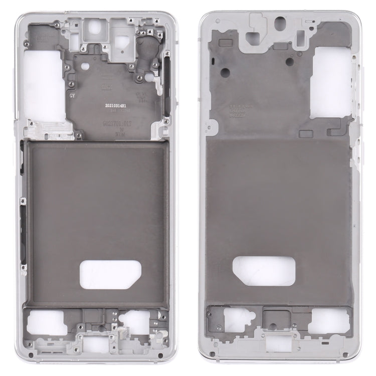 For Samsung Galaxy S21 5G SM-G991B Middle Frame Bezel Plate (Silver) - Frame Bezel Plate by buy2fix | Online Shopping UK | buy2fix