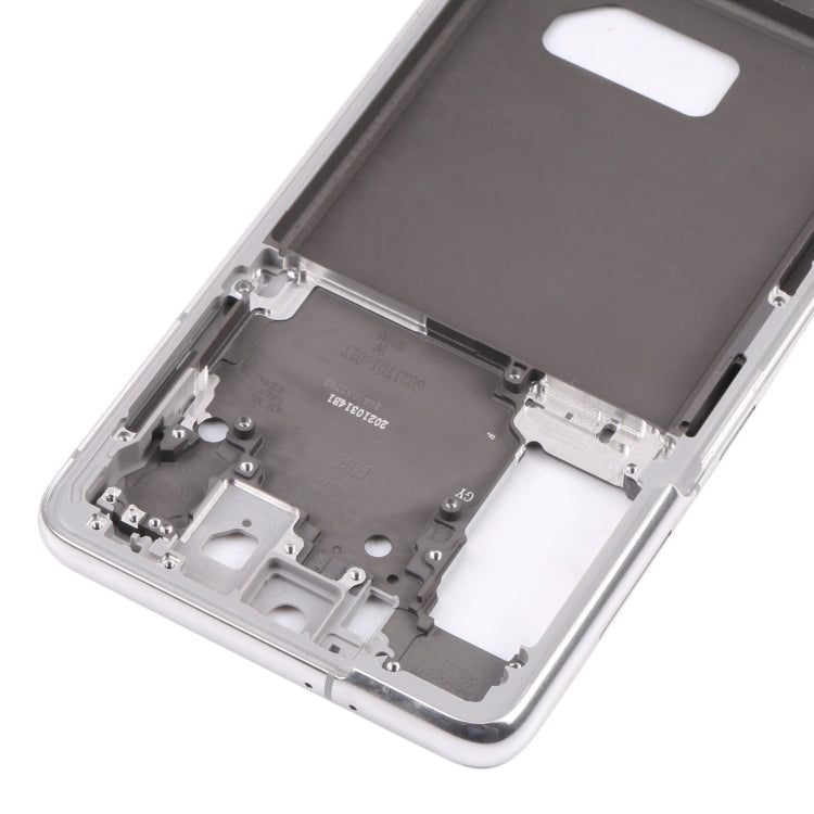 For Samsung Galaxy S21 5G SM-G991B Middle Frame Bezel Plate (Silver) - Frame Bezel Plate by buy2fix | Online Shopping UK | buy2fix