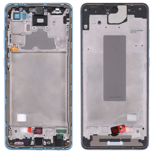 For Samsung Galaxy A52 5G SM-A526B Middle Frame Bezel Plate (Blue) - Frame Bezel Plate by buy2fix | Online Shopping UK | buy2fix