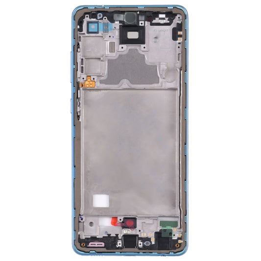 For Samsung Galaxy A52 5G SM-A526B Middle Frame Bezel Plate (Blue) - Frame Bezel Plate by buy2fix | Online Shopping UK | buy2fix
