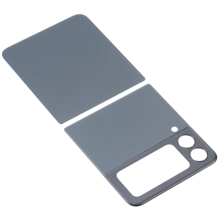 For Samsung Galaxy Z Flip3 5G SM-F711B Glass Battery Back Cover (Green) - Back Cover by buy2fix | Online Shopping UK | buy2fix