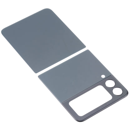 For Samsung Galaxy Z Flip3 5G SM-F711B Glass Battery Back Cover (Green) - Back Cover by buy2fix | Online Shopping UK | buy2fix