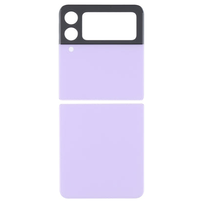 For Samsung Galaxy Z Flip3 5G SM-F711B Glass Battery Back Cover (Purple) - Back Cover by buy2fix | Online Shopping UK | buy2fix