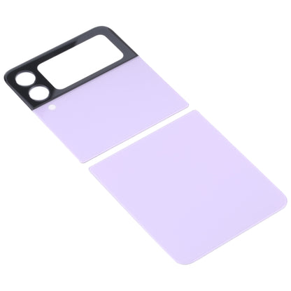 For Samsung Galaxy Z Flip3 5G SM-F711B Glass Battery Back Cover (Purple) - Back Cover by buy2fix | Online Shopping UK | buy2fix