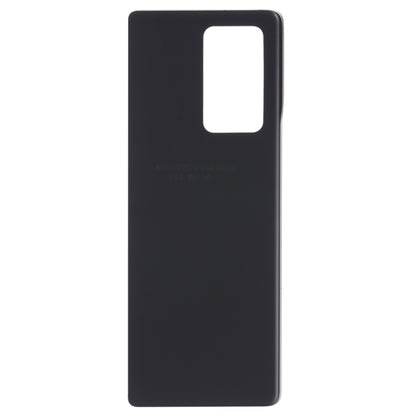 For Samsung Galaxy Z Fold2 5G SM-F916B Glass Battery Back Cover (Black) - Back Cover by buy2fix | Online Shopping UK | buy2fix