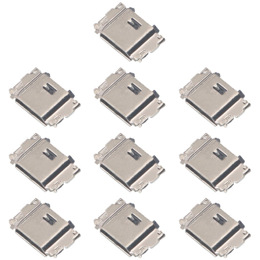 For Galaxy J3 (2017) J330 10pcs Charging Port Connector - Tail Connector by buy2fix | Online Shopping UK | buy2fix