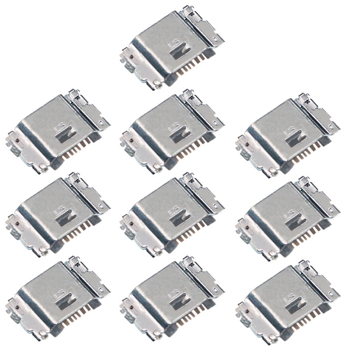 For Galaxy J7 Prime G610F 10pcs Charging Port Connector - Tail Connector by buy2fix | Online Shopping UK | buy2fix