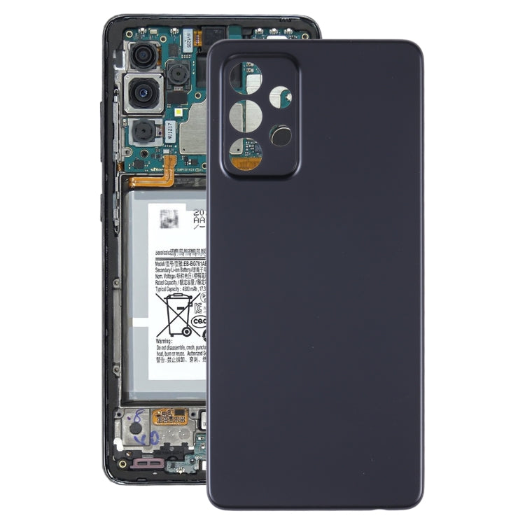 For Samsung Galaxy A52 5G SM-A526B Battery Back Cover (Black) - Back Cover by buy2fix | Online Shopping UK | buy2fix