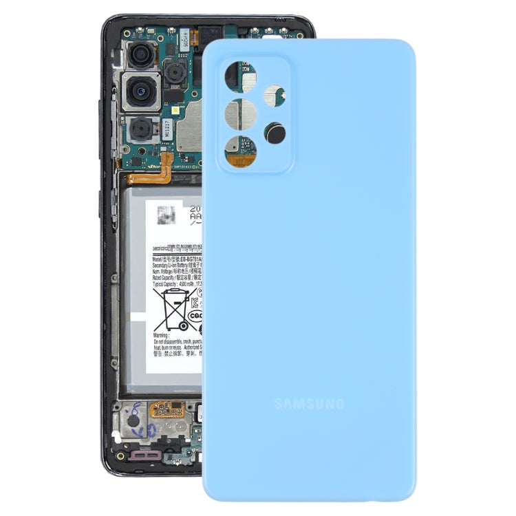 For Samsung Galaxy A52 5G SM-A526B Battery Back Cover (Blue) - Back Cover by buy2fix | Online Shopping UK | buy2fix
