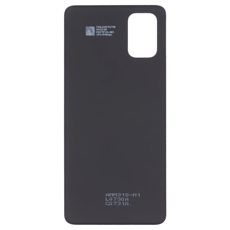 For Samsung Galaxy M31s 5G SM-M317F Battery Back Cover (Black) - Back Cover by buy2fix | Online Shopping UK | buy2fix