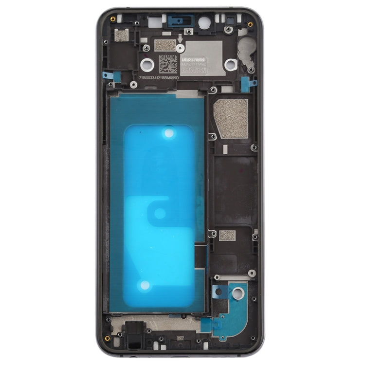 For Galaxy A6s  Middle Frame Bezel Plate (Black) - Frame Bezel Plate by buy2fix | Online Shopping UK | buy2fix