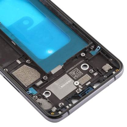 For Galaxy A6s  Middle Frame Bezel Plate (Black) - Frame Bezel Plate by buy2fix | Online Shopping UK | buy2fix