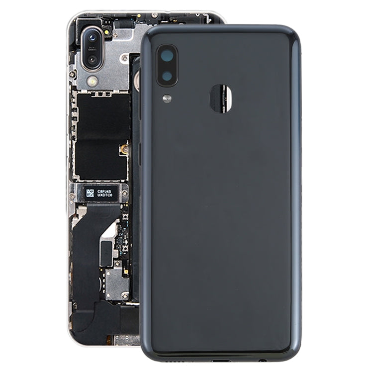 For Galaxy A20e Battery Back Cover with Side Keys (Black) - Back Cover by buy2fix | Online Shopping UK | buy2fix