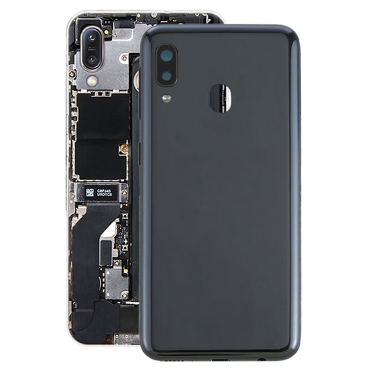 For Galaxy A20e Battery Back Cover with Side Keys (Black) - Back Cover by buy2fix | Online Shopping UK | buy2fix
