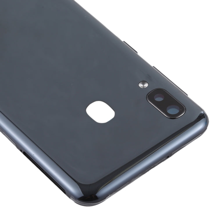 For Galaxy A20e Battery Back Cover with Side Keys (Black) - Back Cover by buy2fix | Online Shopping UK | buy2fix