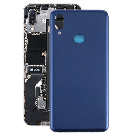 For Galaxy A10s Battery Back Cover with Side Keys (Blue) - Back Cover by buy2fix | Online Shopping UK | buy2fix