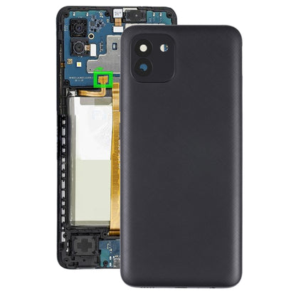 For Samsung Galaxy A03 SM-A035F Battery Back Cover (Black) - Back Cover by buy2fix | Online Shopping UK | buy2fix