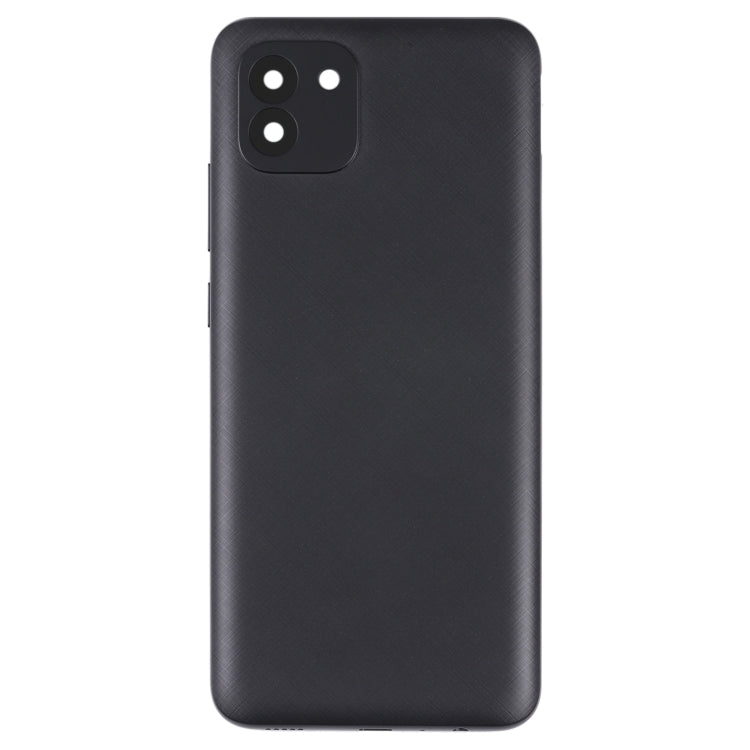 For Samsung Galaxy A03 SM-A035F Battery Back Cover (Black) - Back Cover by buy2fix | Online Shopping UK | buy2fix