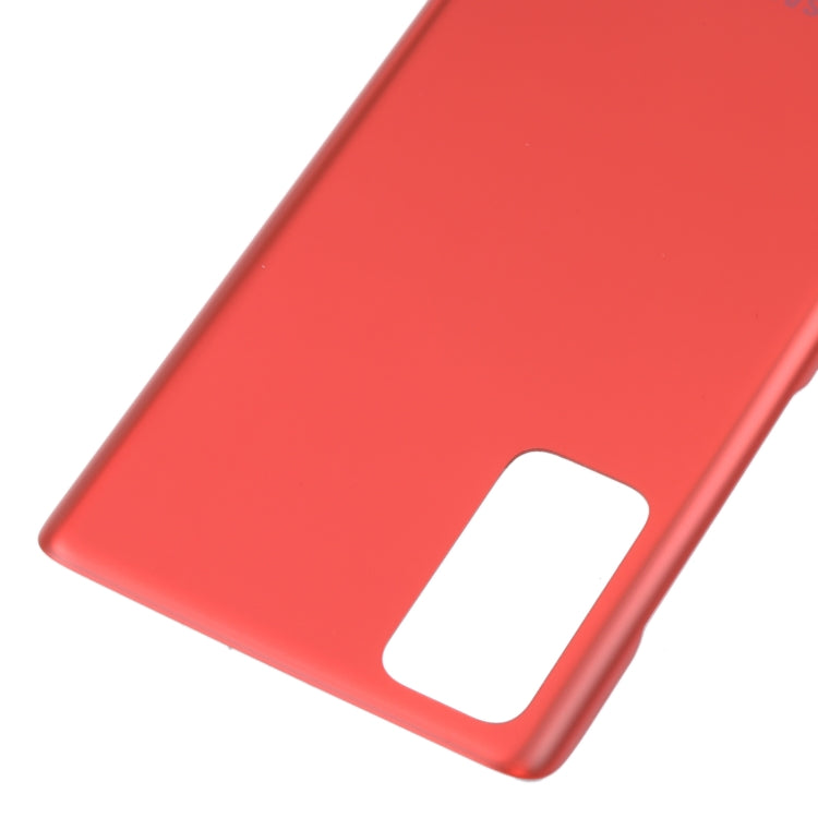 For Samsung Galaxy S20 FE 5G SM-G781B Battery Back Cover (Red) - Back Cover by buy2fix | Online Shopping UK | buy2fix