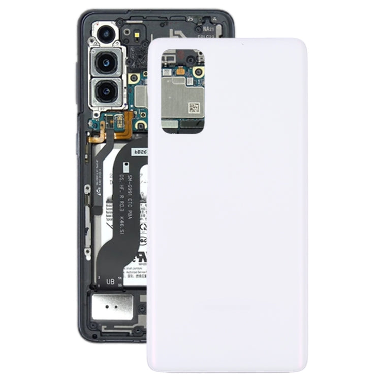 For Samsung Galaxy S20 FE 5G SM-G781B Battery Back Cover (White) - Back Cover by buy2fix | Online Shopping UK | buy2fix
