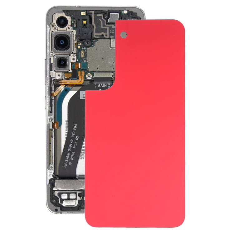 For Samsung Galaxy S22 Battery Back Cover (Red) -  by buy2fix | Online Shopping UK | buy2fix
