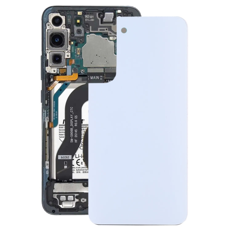 For Samsung Galaxy S22+ Battery Back Cover (White) -  by buy2fix | Online Shopping UK | buy2fix