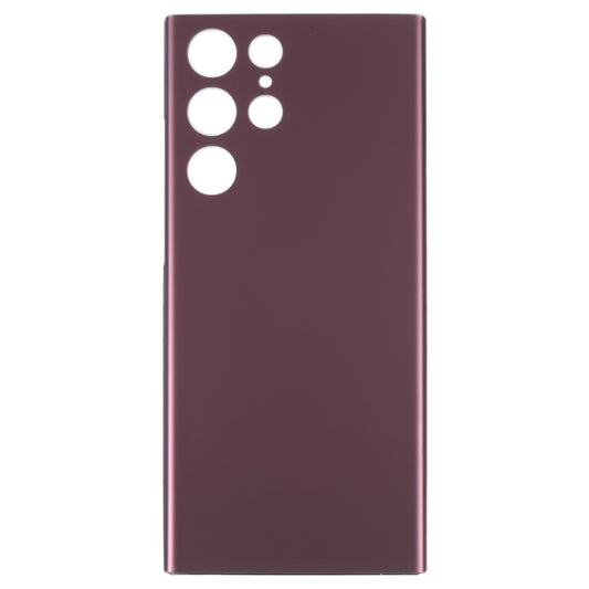 For Samsung Galaxy S22 Ultra Battery Back Cover (Dark Red) -  by buy2fix | Online Shopping UK | buy2fix