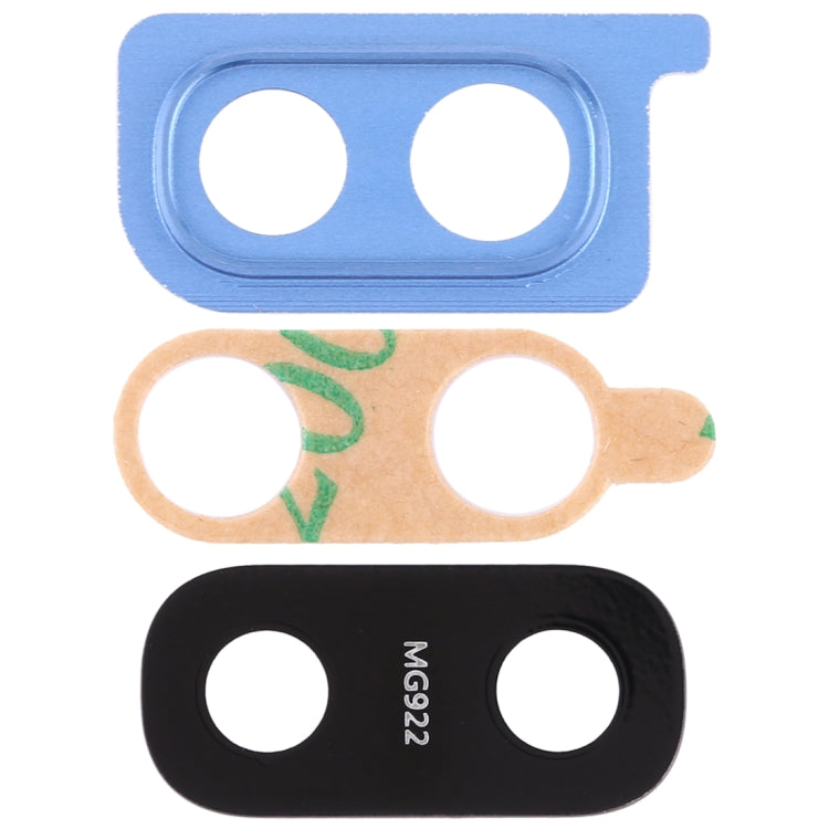 For Galaxy A20 10pcs Camera Lens Cover (Blue) - Camera Series by buy2fix | Online Shopping UK | buy2fix