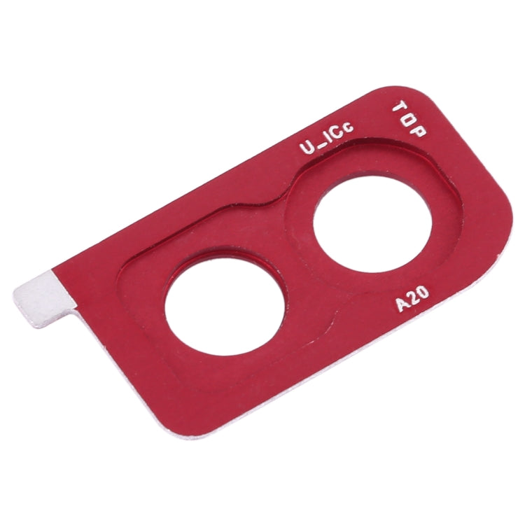 For Galaxy A20 10pcs Camera Lens Cover (Red) - Camera Series by buy2fix | Online Shopping UK | buy2fix