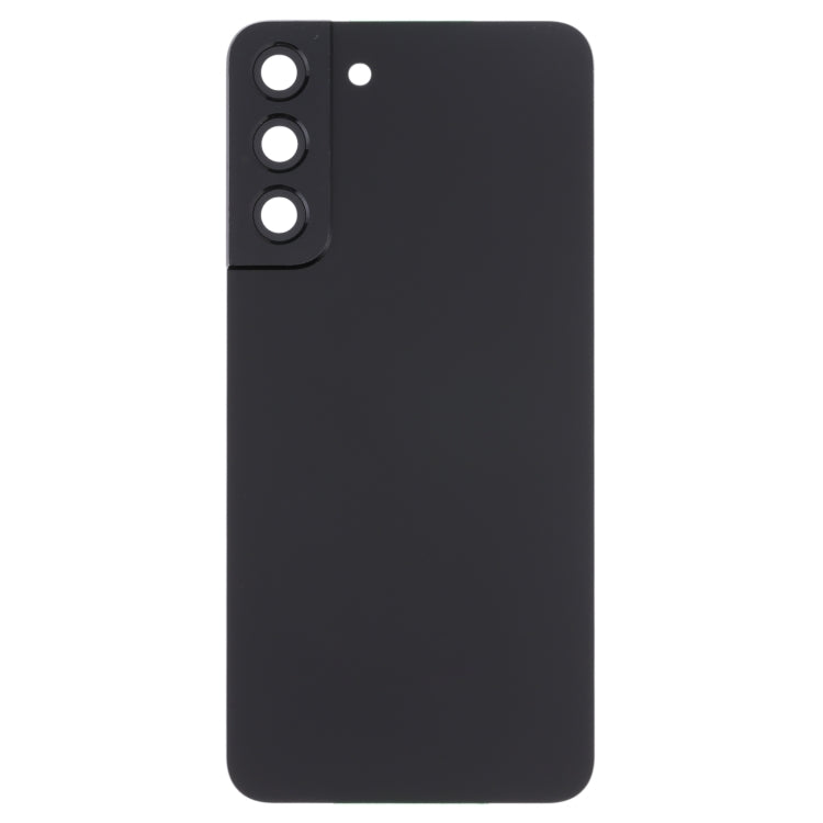 For Samsung Galaxy S22+ 5G SM-S906B Battery Back Cover with Camera Lens Cover (Black) -  by buy2fix | Online Shopping UK | buy2fix