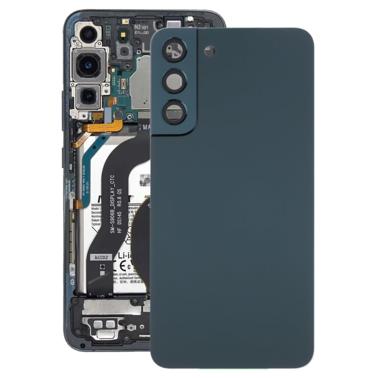For Samsung Galaxy S22+ 5G SM-S906B Battery Back Cover with Camera Lens Cover (Green) -  by buy2fix | Online Shopping UK | buy2fix