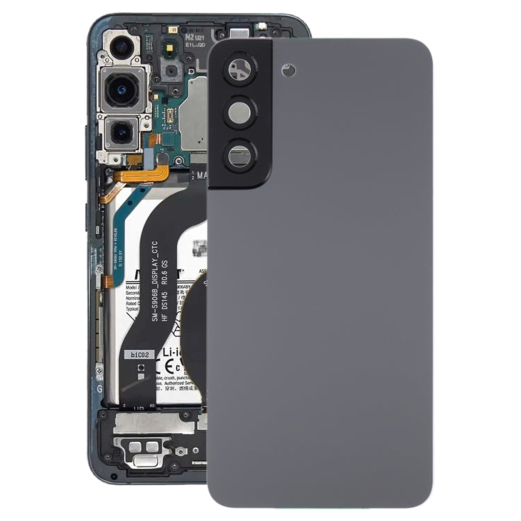 For Samsung Galaxy S22+ 5G SM-S906B Battery Back Cover with Camera Lens Cover (Grey) -  by buy2fix | Online Shopping UK | buy2fix