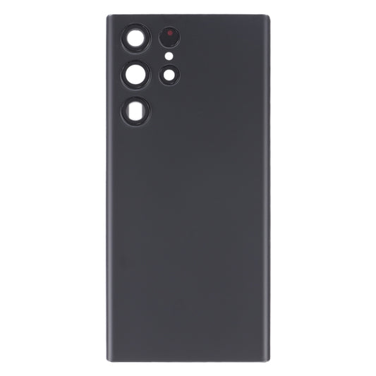 For Samsung Galaxy S22 Ultra 5G SM-S908B Battery Back Cover with Camera Lens Cover (Black) -  by buy2fix | Online Shopping UK | buy2fix