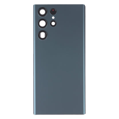 For Samsung Galaxy S22 Ultra 5G SM-S908B Battery Back Cover with Camera Lens Cover (Green) -  by buy2fix | Online Shopping UK | buy2fix