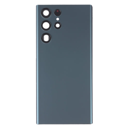 For Samsung Galaxy S22 Ultra 5G SM-S908B Battery Back Cover with Camera Lens Cover (Green) -  by buy2fix | Online Shopping UK | buy2fix