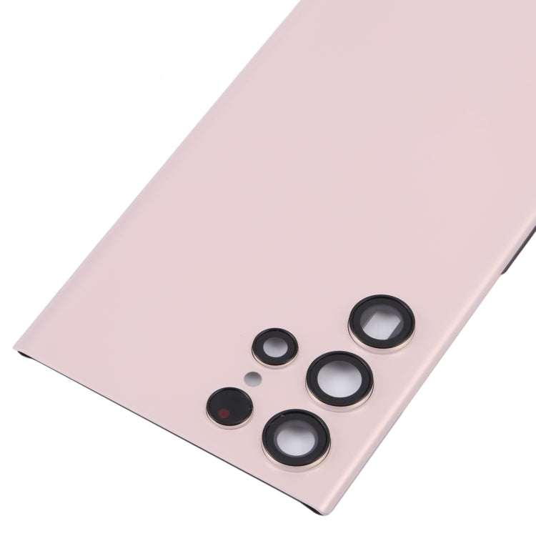 For Samsung Galaxy S22 Ultra 5G SM-S908B Battery Back Cover with Camera Lens Cover (Gold) -  by buy2fix | Online Shopping UK | buy2fix