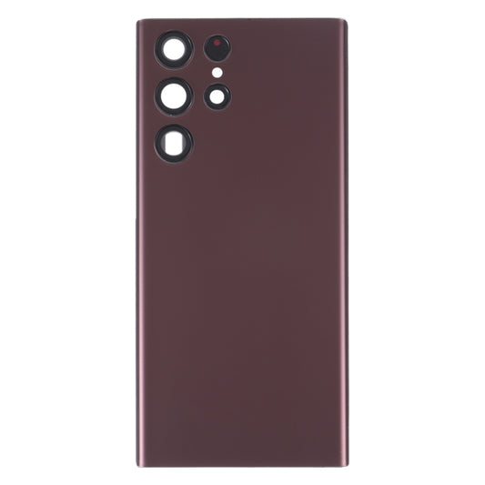 For Samsung Galaxy S22 Ultra 5G SM-S908B Battery Back Cover with Camera Lens Cover (Purple) -  by buy2fix | Online Shopping UK | buy2fix