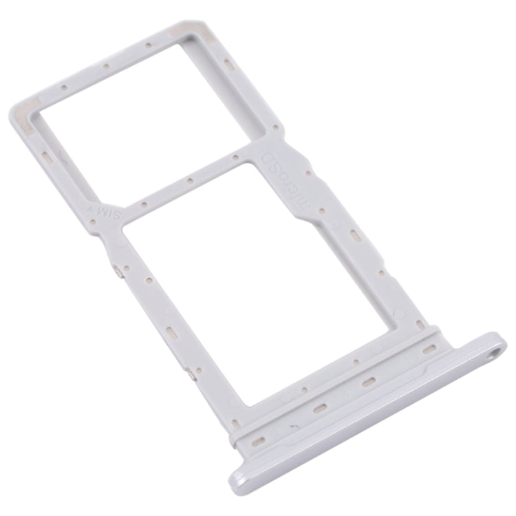 For Samsung Galaxy Tab A8 10.5 2021 SM-X200/X205 SIM Card Tray + SIM Card Tray / Micro SD Card Tray (White) - Card Tray by buy2fix | Online Shopping UK | buy2fix