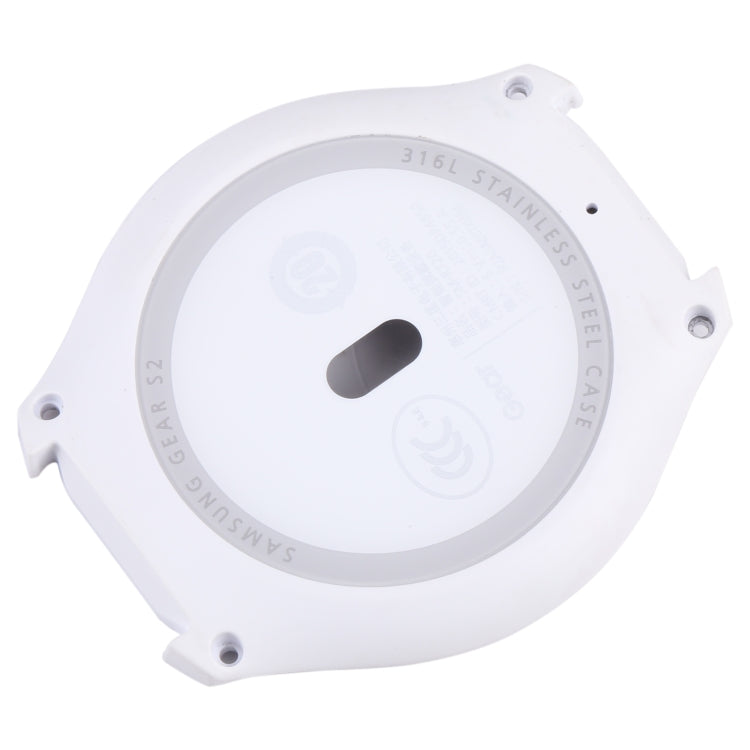 Rear Housing Cover with Glass Lens For Samsung Gear S2 SM-R720 (White) - Other Parts by buy2fix | Online Shopping UK | buy2fix