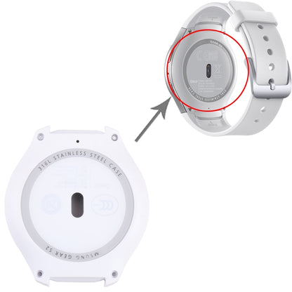 Rear Housing Cover with Glass Lens For Samsung Gear S2 SM-R720 (White) - Other Parts by buy2fix | Online Shopping UK | buy2fix