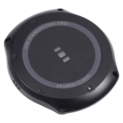 Rear Housing Cover with Glass Lens For Samsung Gear S3 Frontier SM-R760 (Black) - Other Parts by buy2fix | Online Shopping UK | buy2fix