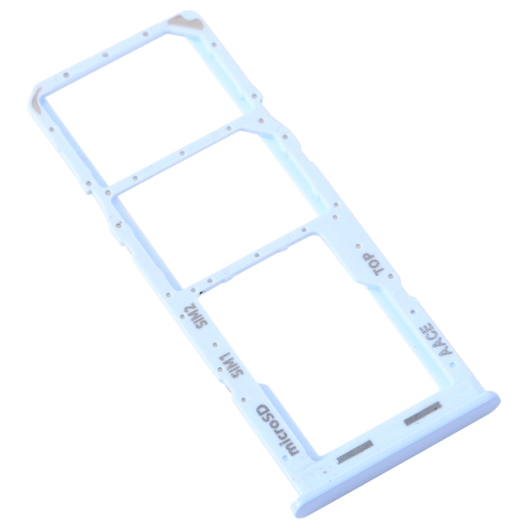 For Samsung Galaxy A13 SM-A135 Original SIM Card Tray + SIM Card Tray + Micro SD Card Tray (Blue) - Card Tray by buy2fix | Online Shopping UK | buy2fix