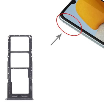 For Samsung Galaxy M23 SM-M236B Original SIM Card Tray + SIM Card Tray + Micro SD Card Tray (Black) - Card Tray by buy2fix | Online Shopping UK | buy2fix
