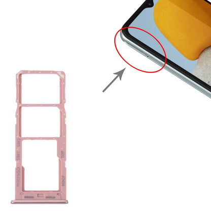 For Samsung Galaxy M23 SM-M236B Original SIM Card Tray + SIM Card Tray + Micro SD Card Tray (Pink) - Card Tray by buy2fix | Online Shopping UK | buy2fix