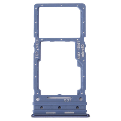 For Samsung Galaxy M53 SM-M536B Original SIM Card Tray + Micro SD Card Tray (Blue) - Card Tray by buy2fix | Online Shopping UK | buy2fix