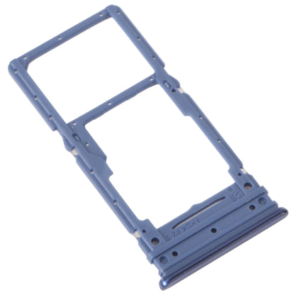 For Samsung Galaxy M53 SM-M536B Original SIM Card Tray + Micro SD Card Tray (Blue) - Card Tray by buy2fix | Online Shopping UK | buy2fix