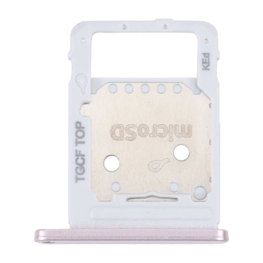 For Samsung Galaxy Tab S7 FE SM-T736 SIM Card Tray + Micro SD Card Tray (Pink) - Card Tray by buy2fix | Online Shopping UK | buy2fix
