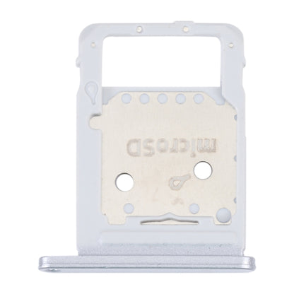 For Samsung Galaxy Tab S7 FE SM-T736 SIM Card Tray + Micro SD Card Tray (Silver) - Card Tray by buy2fix | Online Shopping UK | buy2fix