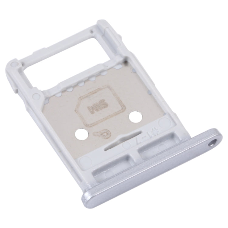 For Samsung Galaxy Tab S7 FE SM-T736 SIM Card Tray + Micro SD Card Tray (Silver) - Card Tray by buy2fix | Online Shopping UK | buy2fix
