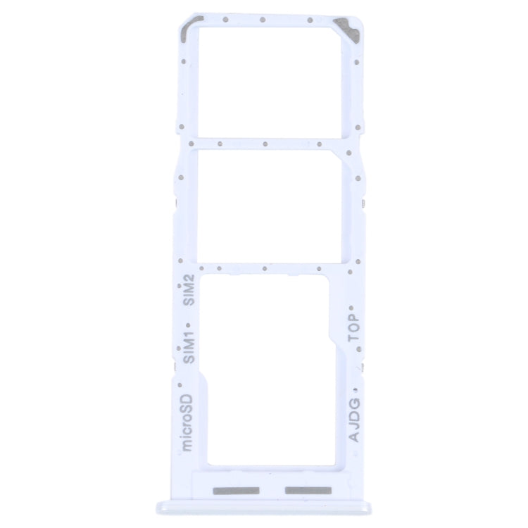 For Samsung Galaxy A04s SM-A047F Original SIM Card Tray + SIM Card Tray + Micro SD Card Tray (White) - Card Tray by buy2fix | Online Shopping UK | buy2fix